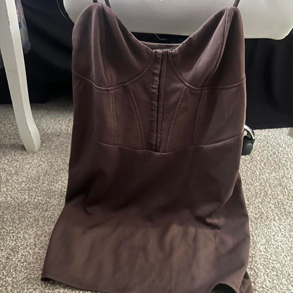 Wild-fable Women's Brown Dress